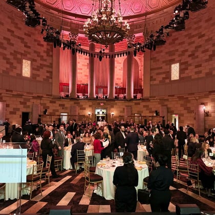 Gotham Hall, 2023 LUMINARIES gala, New York.