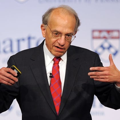 Prof. Jeremy Siegel speaks at Wharton Global Alumni Forum in Madrid, Spain, in 2010.